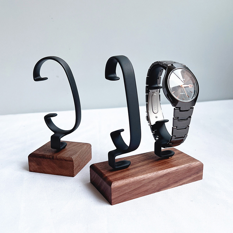 나무 C형 시계 홀더 쥬얼리 정리대 팔찌 반지 귀걸이  - Jewelry And Watches Inc 리뷰 및 가격